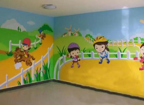 泉州幼儿园墙体彩绘制作流程及注意事项